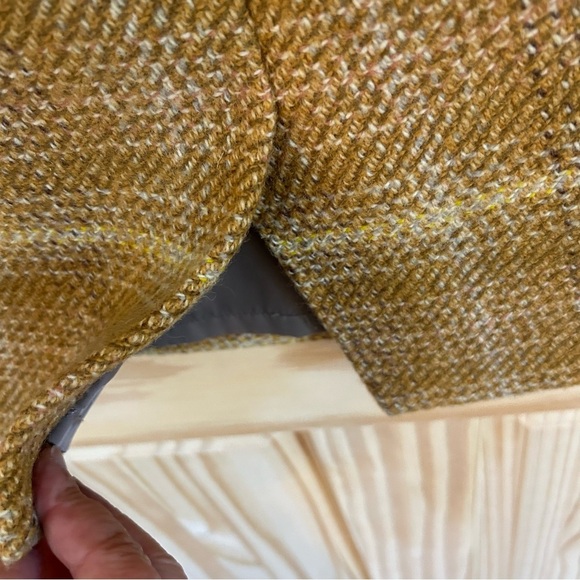 J. Crew Sunnie Golden Wool Plaid Pencil Skirt. Size 2. - Picture 6 of 13